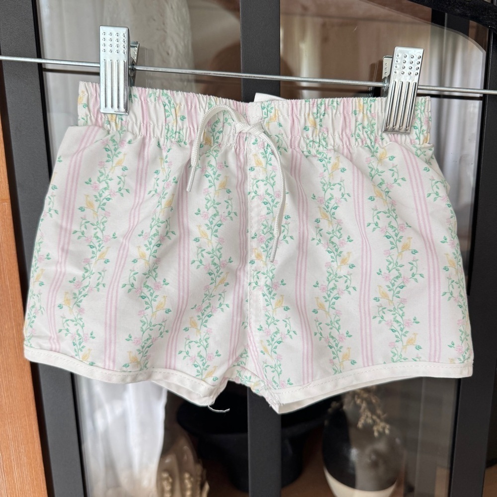 Edgehill Collection x Pearly Gates Baby Boy block floral Print Swimming trunks